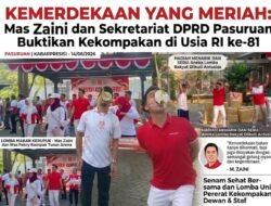 ‎Kemerdekaan yang Meriah: Mas Zaini dan Sekretariat DPRD Pasuruan Buktikan Kekompakan di Usia RI ke-81