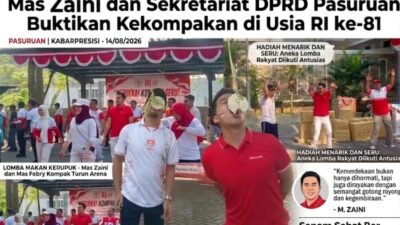 ‎Kemerdekaan yang Meriah: Mas Zaini dan Sekretariat DPRD Pasuruan Buktikan Kekompakan di Usia RI ke-81