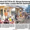 ‎Lomba Terheboh Sepanjang Masa di HUT RI ke-81, Warga Kampung Blok M Karangtengah  ‎
