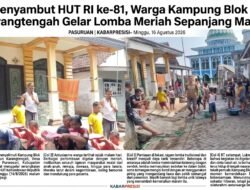 ‎Lomba Terheboh Sepanjang Masa di HUT RI ke-81, Warga Kampung Blok M Karangtengah  ‎