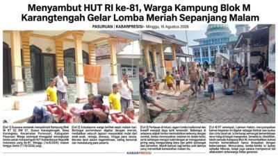‎Lomba Terheboh Sepanjang Masa di HUT RI ke-81, Warga Kampung Blok M Karangtengah  ‎