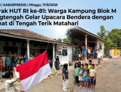 ‎Semarak HUT RI ke-81: Warga Kampung Blok M Karangtengah Gelar Upacara Bendera dengan Khidmat di Tengah Terik Matahari ‎