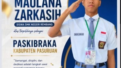 Siswa SMKN 1 Rembang Terpilih Jadi Paskibraka Kabupaten Pasuruan