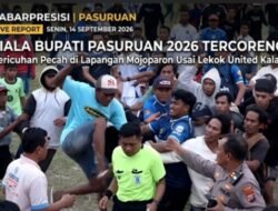 ‎Piala Bupati Pasuruan 2026 Tercoreng, Kericuhan Pecah di Lapangan Mojoparon Usai Lekok United Kalah
