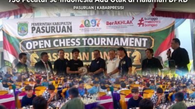 ‎Hari Jadi Pasuruan ke-1.097 Makin Meriah! 750 Pecatur se-Indonesia Adu Otak di Halaman DPRD