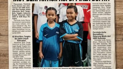 ‎Bangga! Ferninda Aulia Ramadhani Ikut Berpartisipasi di Piala Bupati, 82 Klub Bulu Tangkis Se-Jatim Unjuk Kekuatan