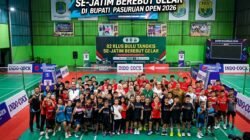 82 Klub Bulu Tangkis Se-Jatim Berebut Gelar di Bupati Pasuruan Open 2026