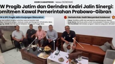 ‎DPW Progib Jatim dan Gerindra Kediri Jalin Sinergi, Komitmen Kawal Pemerintahan Prabowo-Gibran