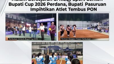 ‎Malam Bersejarah di Rizqy Sport Center: Bupati Cup 2026 Perdana, Bupati Pasuruan Impikan Atlet Tembus PON