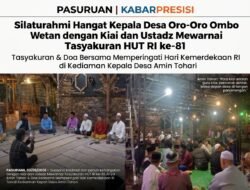 ‎Silaturahmi Hangat Kepala Desa Oro-Oro Ombo Wetan dengan Kiai dan Ustadz Mewarnai Tasyakuran HUT RI ke-81