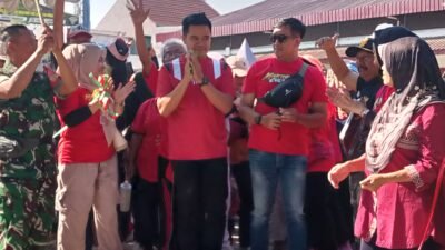 Muhammad Zaini Hadiri Jalan Sehat Desa Martopuro, Apresiasi Semangat Karang Taruna Permata Karya