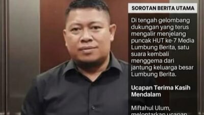 ‎Kabiro Pasuruan Miftahul Ulum: Tanpa Dukungan Semua Pihak, HUT ke-7 Lumbung Berita Tak Akan Berjalan Sukses ‎