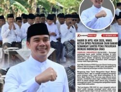 ‎Hadir di Apel HSN 2026, Wakil Ketua DPRD Pasuruan Zaini Bakar Semangat Santri Menuju Indonesia Emas