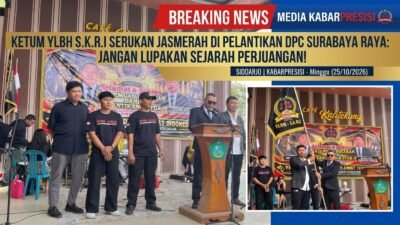 ‎Ketum YLBH S.K.R.I Serukan Jasmerah di Pelantikan DPC Surabaya Raya: Jangan Lupakan Sejarah Perjuangan!