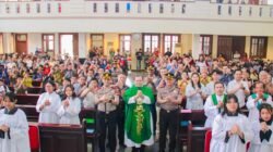 Minggu Kasih Kapolri, Kapolres Pasuruan Pererat Silaturahmi dengan Jemaat Gereja Santa Theresia Pandaan