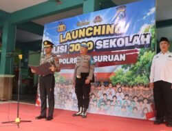 Polri Peduli Pendidikan, Kapolres Pasuruan Launching Polisi Jogo Sekolah di MAN 1 Pasuruan
