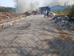Terjadi Kebakaran di Kawasan Industri Pier, Tepatnya di Area IPAL