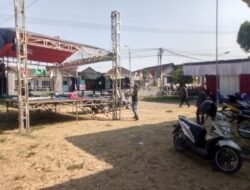‎HUT ke-7 Lumbung Berita Tinggal Dua Hari, Pentas dan Terop di Balai Desa Karangrejo Rampung Dipasang ‎