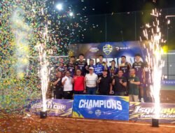 ‎Grand Final Bupati Cup 2026 di Rizqy Sport Center Berlangsung Dramatis, Bupati Pasuruan Serahkan Trofi Juara